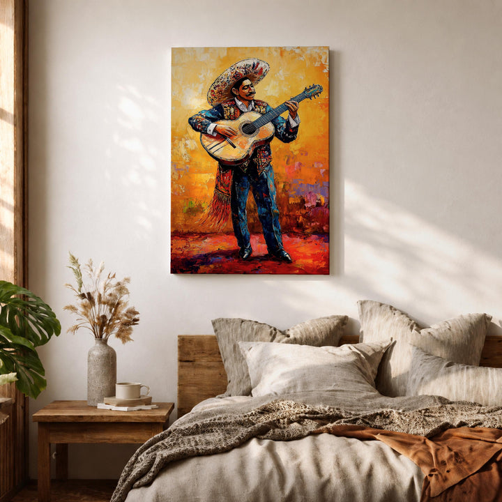 Premium wall art piece with intricate brushwork and vibrant palette