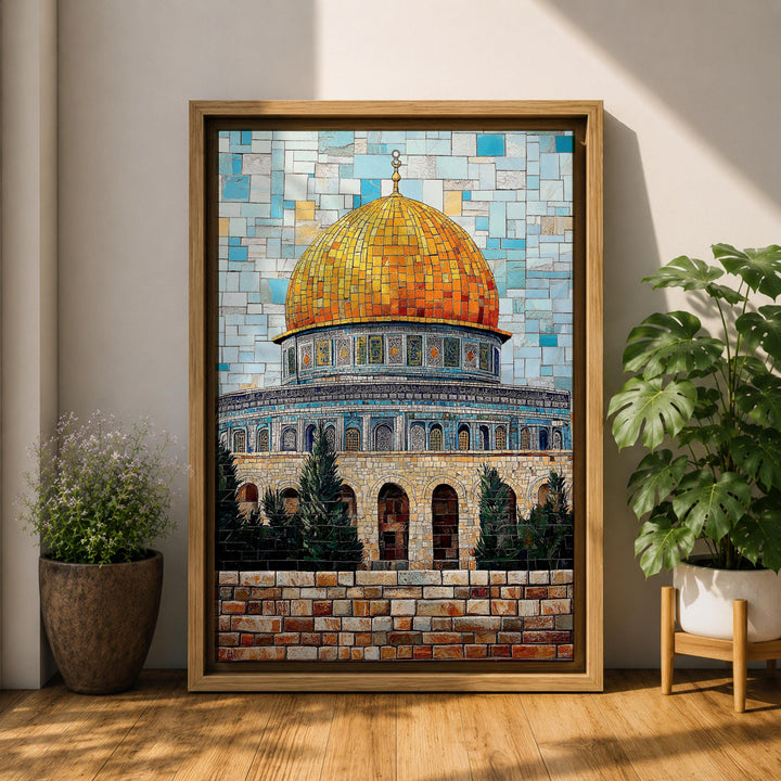 Premium gallery-grade canvas with protective frame finish