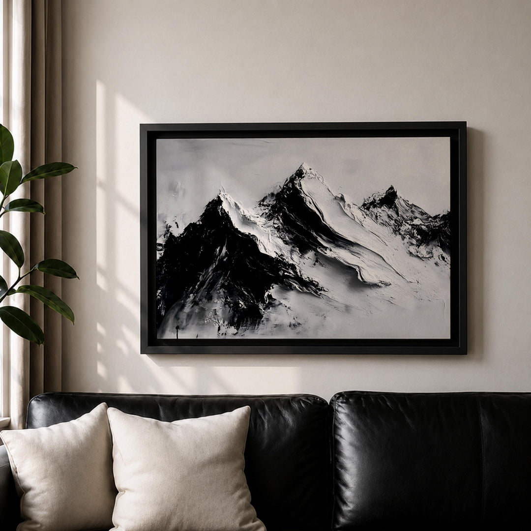 Neutral-toned nature wall art with Nordic modern decor vibe
