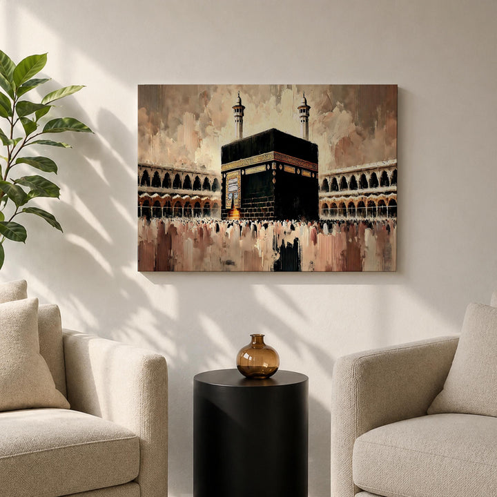 Elegant framed canvas wall art suitable for gallery-style spaces