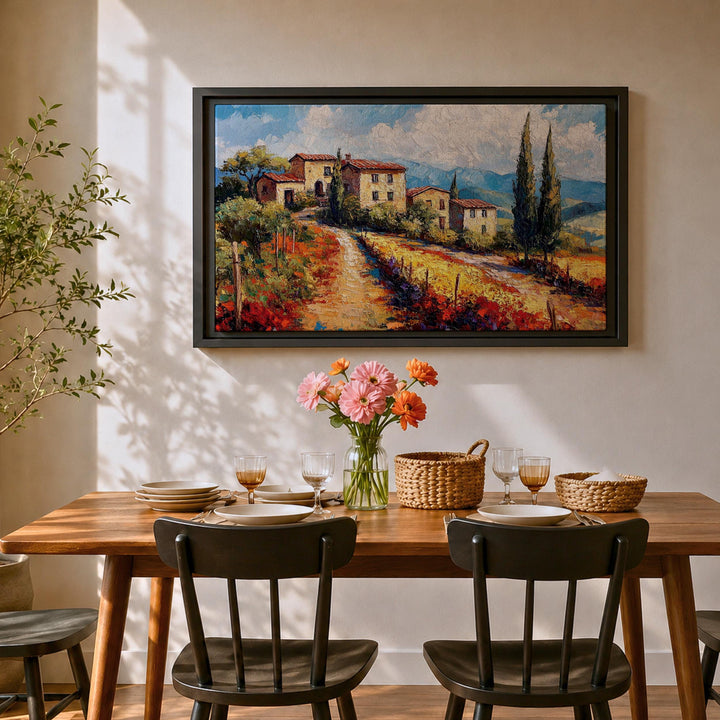 Rustic framed wall art for farmhouse or living room