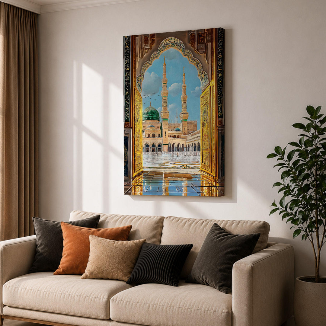 Medina arch canvas print for home decor