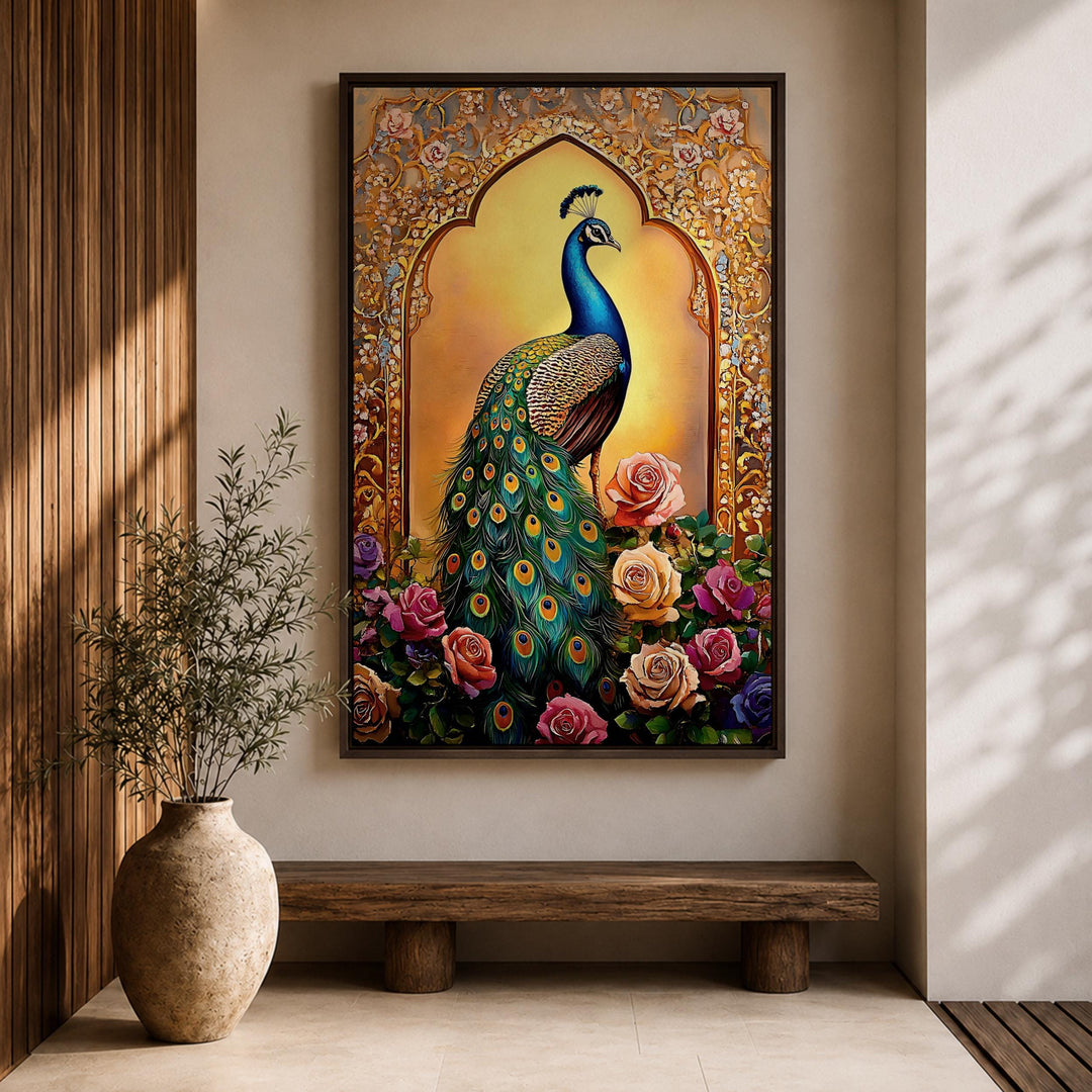 Elegant nature-inspired wall art for living rooms and halls
