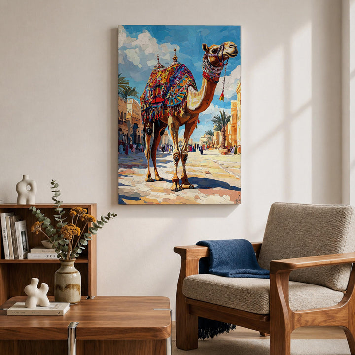 Moroccan cultural travel art piece on premium wall print