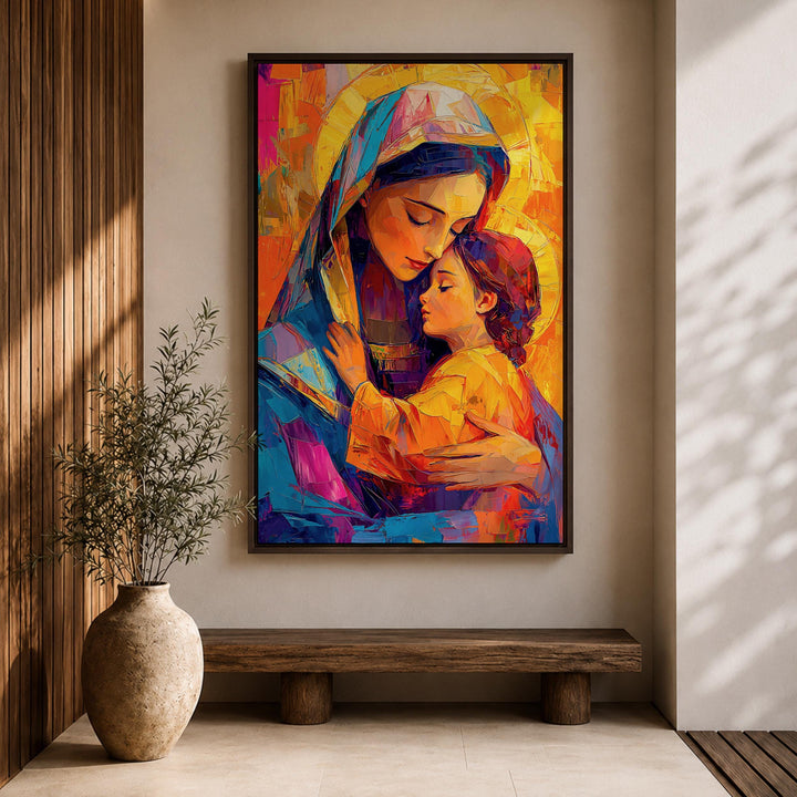 Religious wall art suitable for altar and living room display