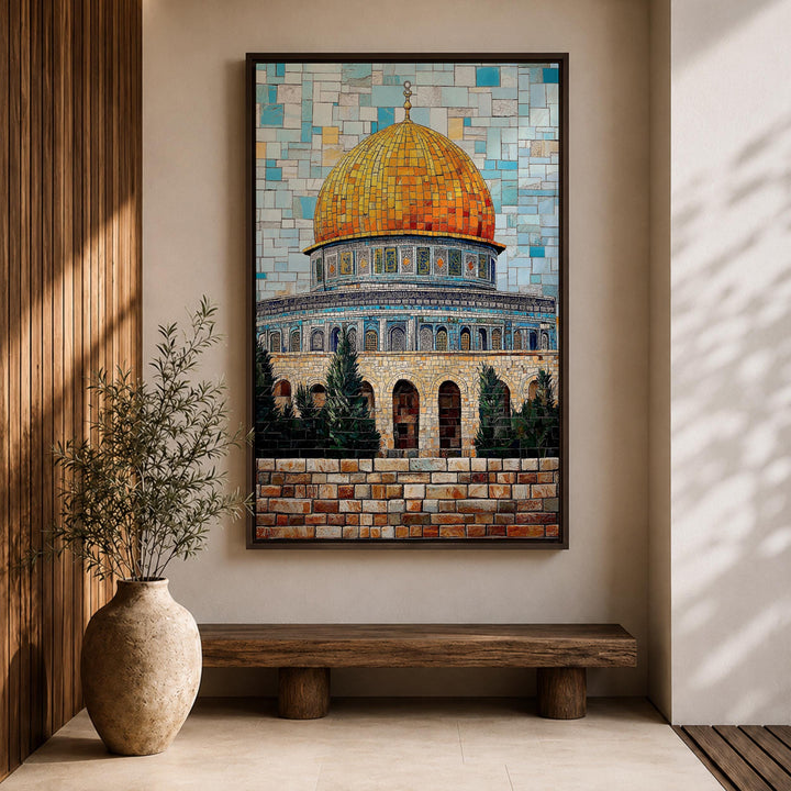 Ready-to-hang framed canvas decor for walls