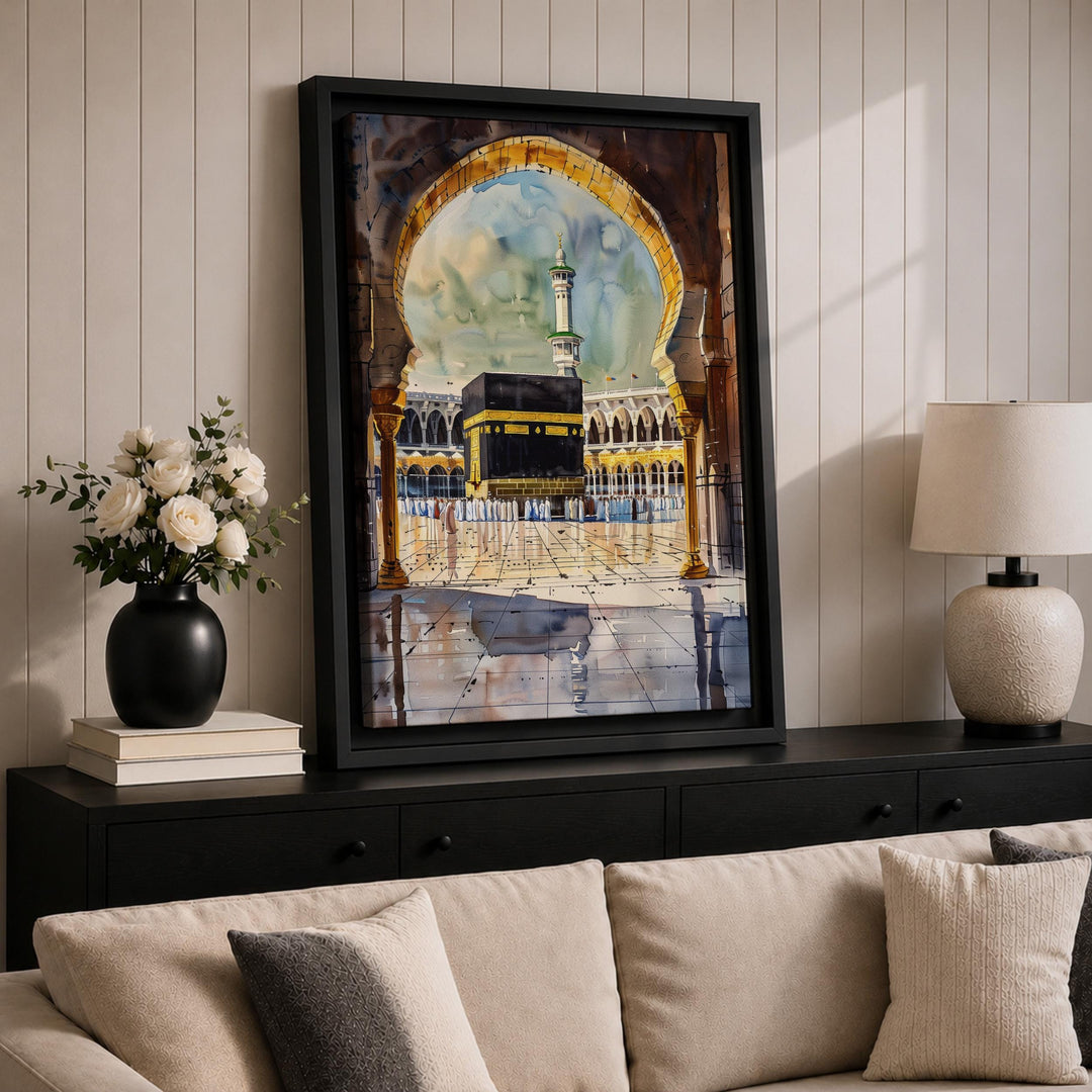 Watercolor Islamic decor for modern interiors